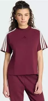 Adidas KIT 3-STREIFEN T-SHIRT Maroon / Off White (KT0342)