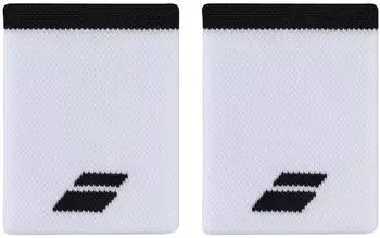 Babolat Jumbo Logo Schwei&szlig;band (5UB1262-1001) wei&szlig;/schwarz