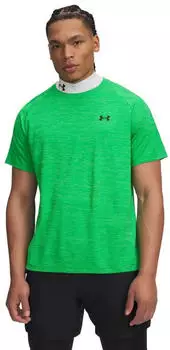 Under Armour Tech Textured SS (1382796) geode green/schwarz