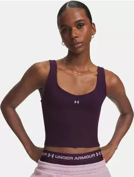 Under Armour Motion Sport Tape Tank Top purple echo/mauve pink
