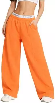 Smilodox Siara Jogginghose Oversize Fit (26385-K1) orange