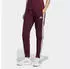 Adidas Essentials 3-Stripes Fleece Slim Pants (KF8321) maroon/white