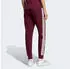 Adidas Essentials 3-Stripes Fleece Slim Pants (KF8321) maroon/white