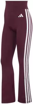Adidas Optime Essentials 3 Stripes Flared Leggings (KT3774) dunkelrot