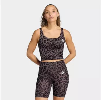 Adidas Workout Essentials Tanktop Leopardenprint (96593912) earth strata