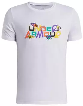 Under Armour B Patch Pack WM SS T-Shirt (6016583-100) white/black