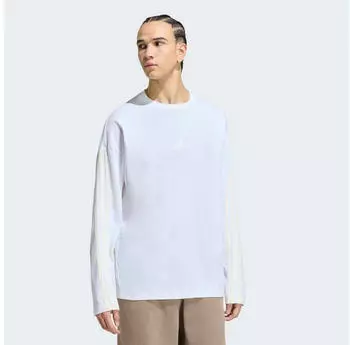 Adidas Adidas Kit 3-Streifen Langarmshirt (HY7960) sanftes wei&szlig;