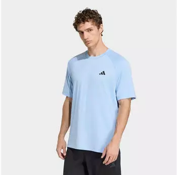 Adidas Tech Essentials Workout T-Shirt (KU9967) glow blue/crystal sky