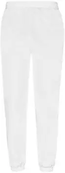 Fruit of the Loom Classic Elasticated Cuff Jog Pants (64-026-0) white