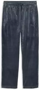 Puma Essentials Elevated Relaxed Velour Trainingshose Herren Accessoires Blau (694721_37)