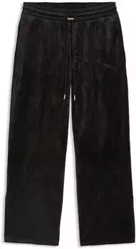 Puma Essentials Elevated Velour Hose mit geradem Bein Damen Accessoires Schwarz (694022_01)