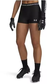 Under Armour HeatGear Authentics Shorty Damen (6010725-008) ultimatives schwarz/wei&szlig;