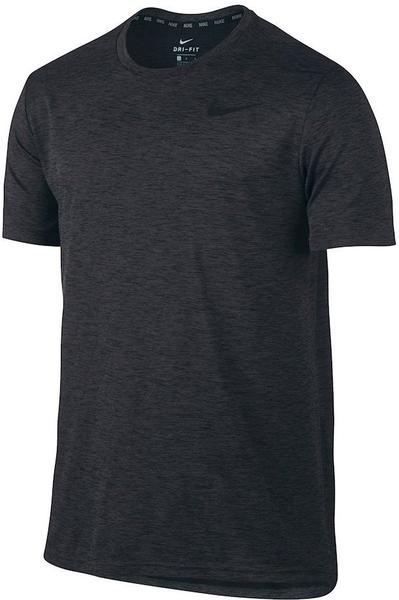 Nike Breathe Kurzarm-Trainingsoberteil Herren black