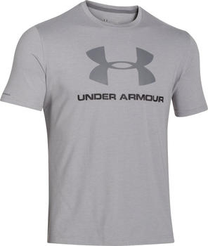 Under Armour Herren T-Shirt UA Sportstyle mit Logo true gray heather