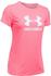 Under Armour Damen-T-Shirt UA Threadborne mit Logo pink shock