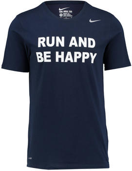 Nike Dri-Fit Version 2.0 Herren T-Shirt navy blue (706625-451)