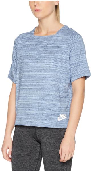Nike Damen T-shirt advance 15 Top (838954-450) aluminum/white