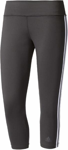Adidas Performance Leggings Essentials 3 Stripes schwarz/weiß