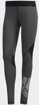 Adidas Alphaskin Badge of Sport Tight black/colored heather