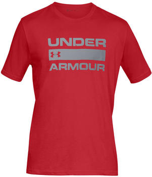 Under Armour UA Team Issue Wordmark Short Sleeve Shirt red