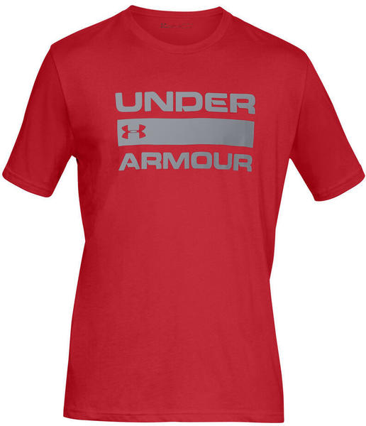 Under Armour UA Team Issue Wordmark Short Sleeve Shirt red