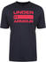 Under Armour UA Team Issue Wordmark Short Sleeve Shirt black/red