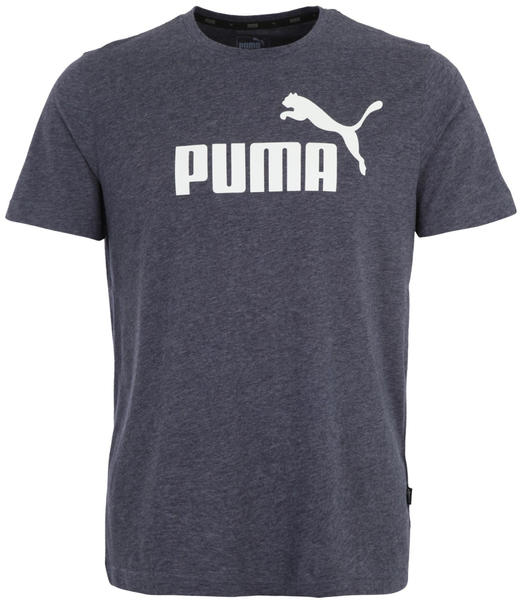 Puma Essentials+ Men's Heathered Tee peacoat