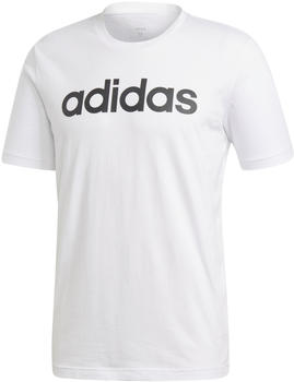 Adidas Essentials Linear Logo T-Shirt white/black