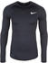 Nike Pro Tight-Fit Long-Sleeve Top black/white