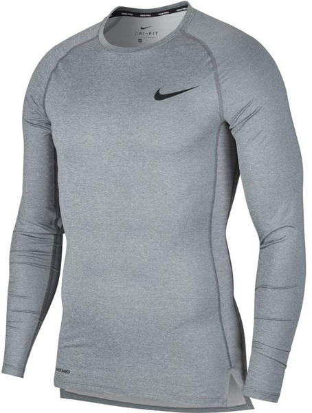 Nike Pro Tight-Fit Long-Sleeve Top smoke grey/light smoke grey/black