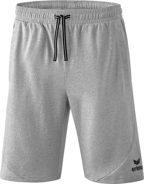 Erima Essential Sweatshorts light grey melange/black