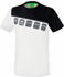 Erima 5-C T-Shirt Men white/black/dark grey