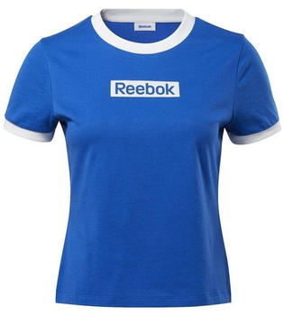 Reebok Training Essentials Linear Logo Tee Women humble blue (FK6682)