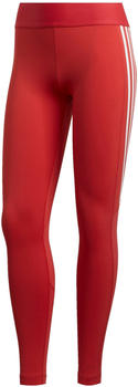 Adidas Damen Alphaskin 3-Streifen lange Tight glory red Adidas Damen Alphaskin 3-Streifen lange Tight glory red