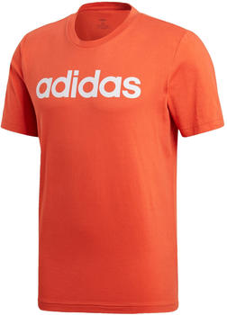 Adidas Essentials Linear Logo T-Shirt glory amber/white