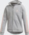 Adidas 3-Stripes Hooded Jacket Kids medium grey heather/haze coral (GE0951)