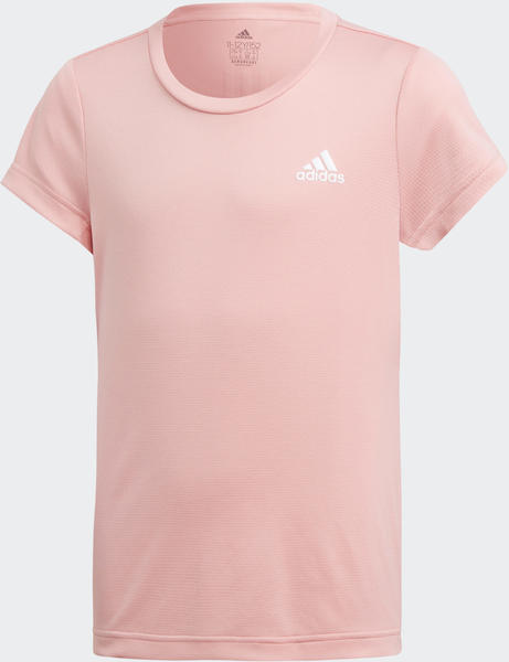Adidas AEROREADY T-Shirt Kids glow pink/white (FM5871)