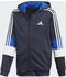 Adidas Must Haves AEROREADY 3-Stripes Hooded Jacket Kids legend ink/white/royal blue (GE0560)