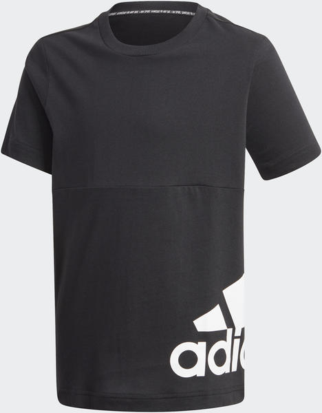 Adidas Must Haves Big Logo T-Shirt Kids black/white (GE0654)