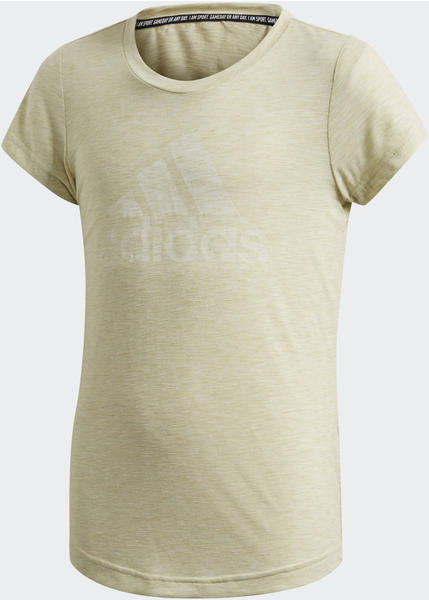 Adidas Must Haves T-Shirt Kids yellow tint mel/white (FM4820)