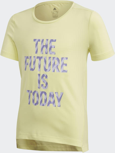 Adidas The Future Today T-Shirt Kids yellow tint/white (FM5860)