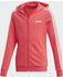 Adidas Essentials 3-Stripes Hooded Jacket Kids core pink/white (FM6987)