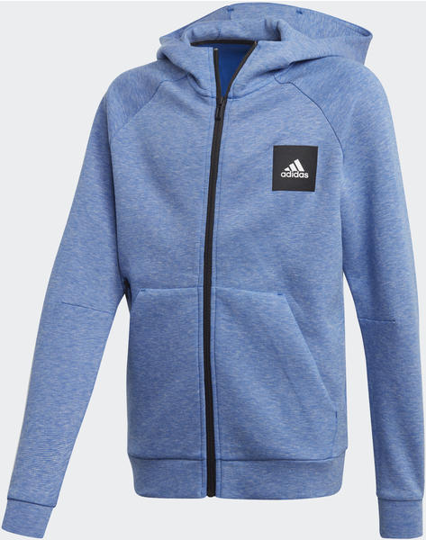 Adidas Must Haves Hooded Jacket Kids blue mel. (FM4826)