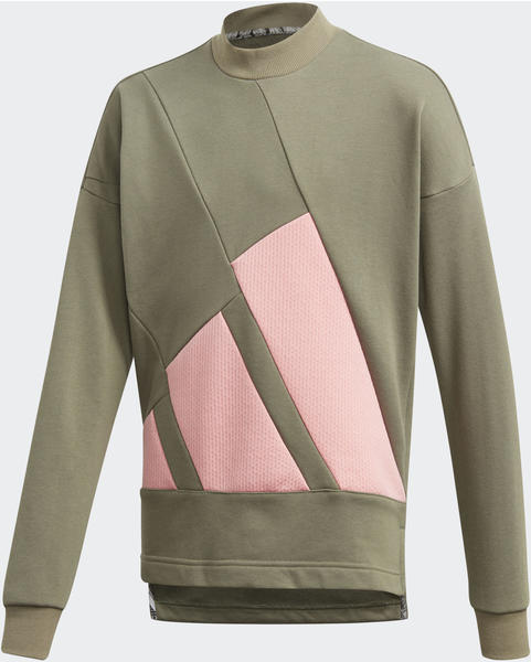 Adidas The Pack Sweatshirt Kids legacy green/glow pink (FL1792)