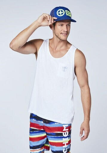 Chiemsee SILVER SANDS Men, Tank Top, Regular Fit (2071008) bright white