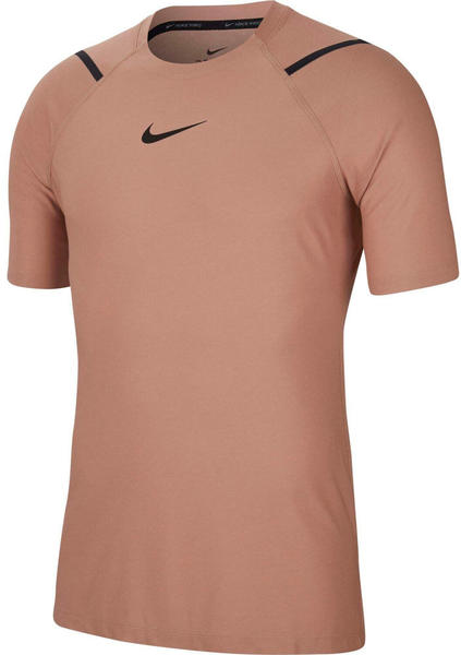 Nike Pro T-Shirt (CU4989) desert dust/heather/black