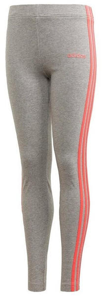 Adidas Essentials 3-Stripes Tight Girls (GD6442) medium grey heather/signal pink/coral