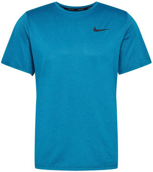 Nike Pro Dri-FIT Short-Sleeve Top (CZ1181) obsidian/green abyss/heather/black