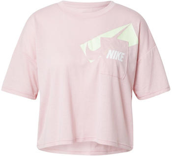 Nike Dri-fit Graphic Cropped Women (DC7189) pink glaze/white
