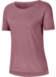 Nike Yoga T-Shirt (Cj9326) desert berry/ heather/ light arctic pink